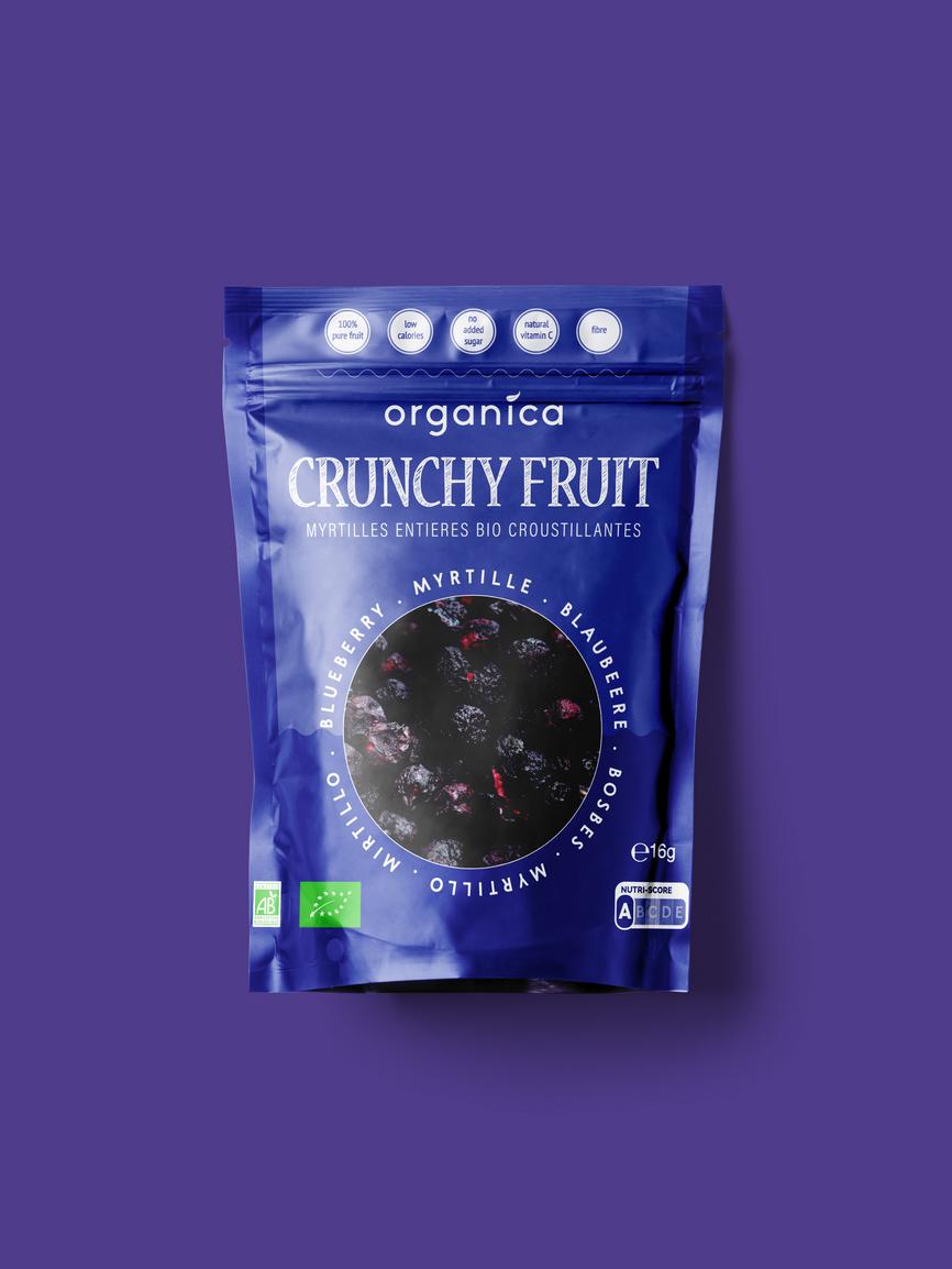 Crunchy Fruit Blaubeeren gefriergetrocknet 16 g