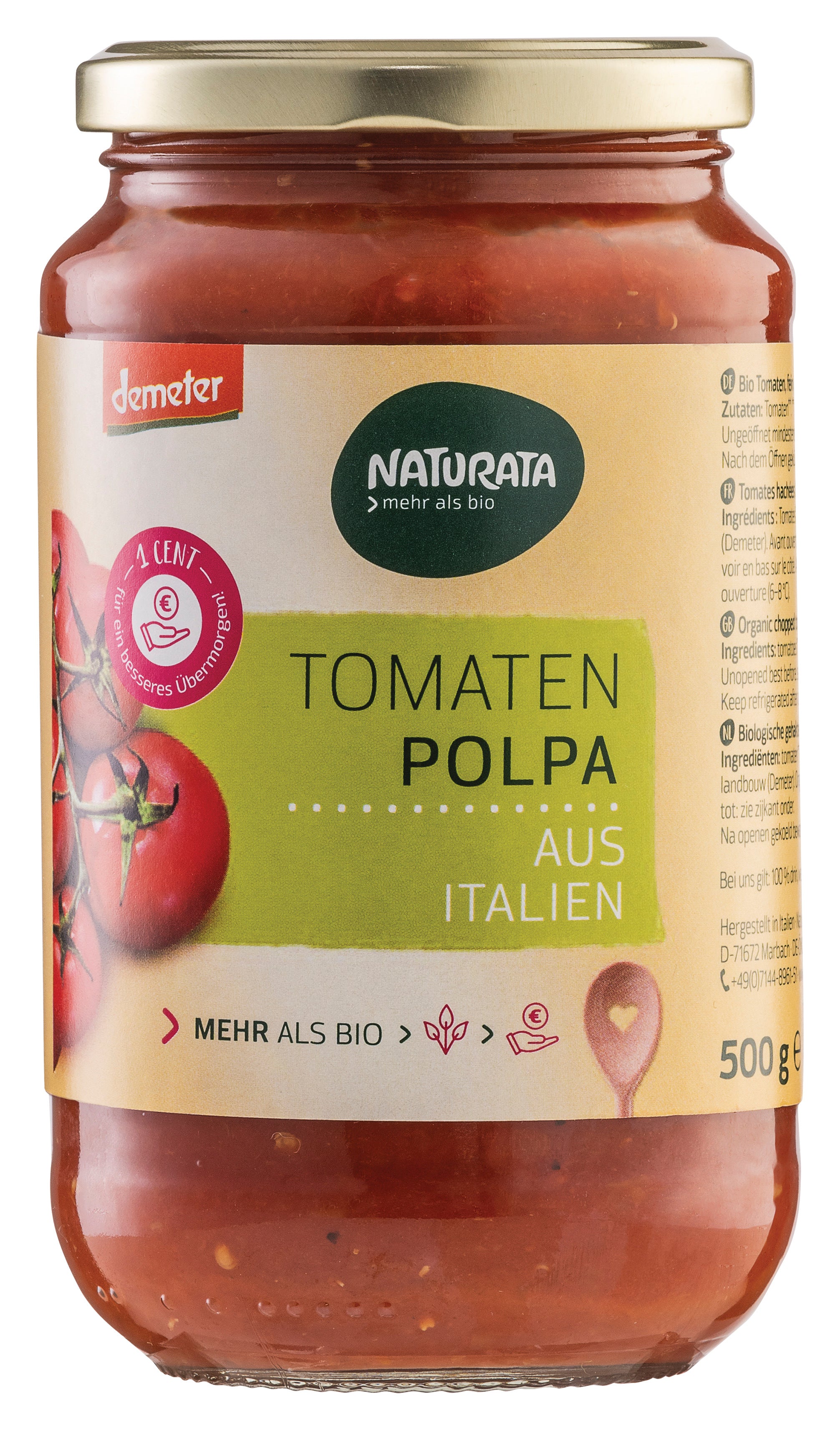 Tomaten Polpa demeter 500 g