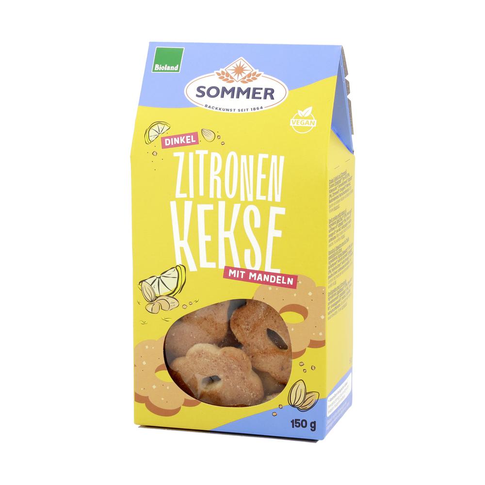 Zitronenkekse Dinkel mit Mandeln&Zitrone 150 g