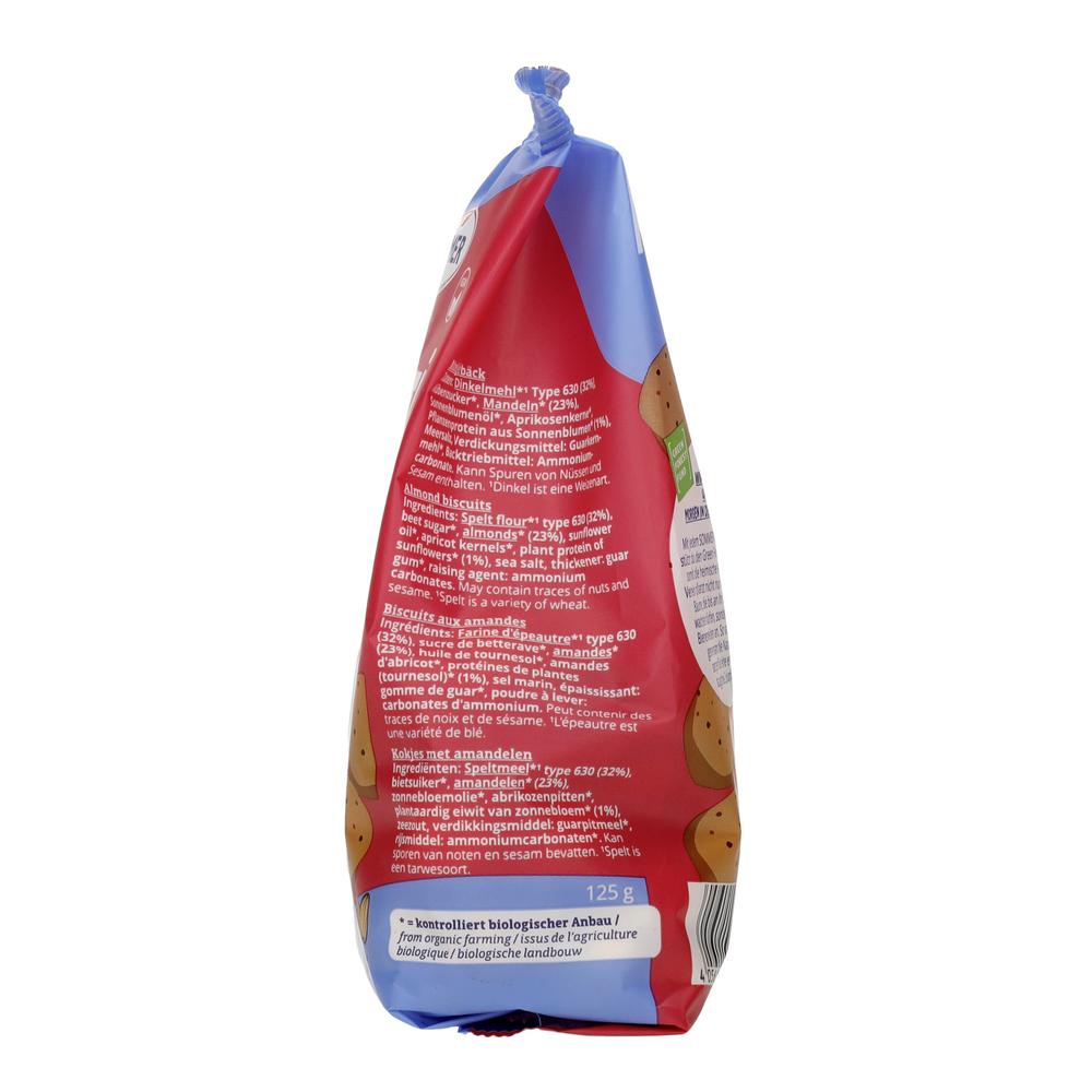 Dinkel Amaretti mit Mandeln 125 g