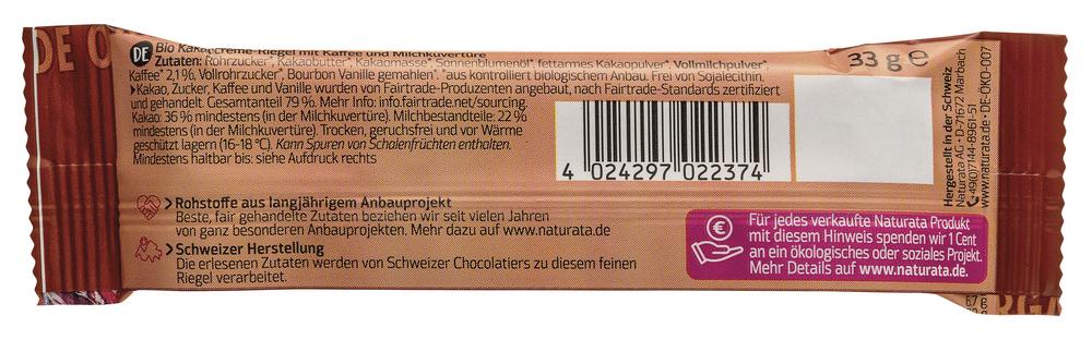 Schokoriegel Cocoa & Coffee 33 g