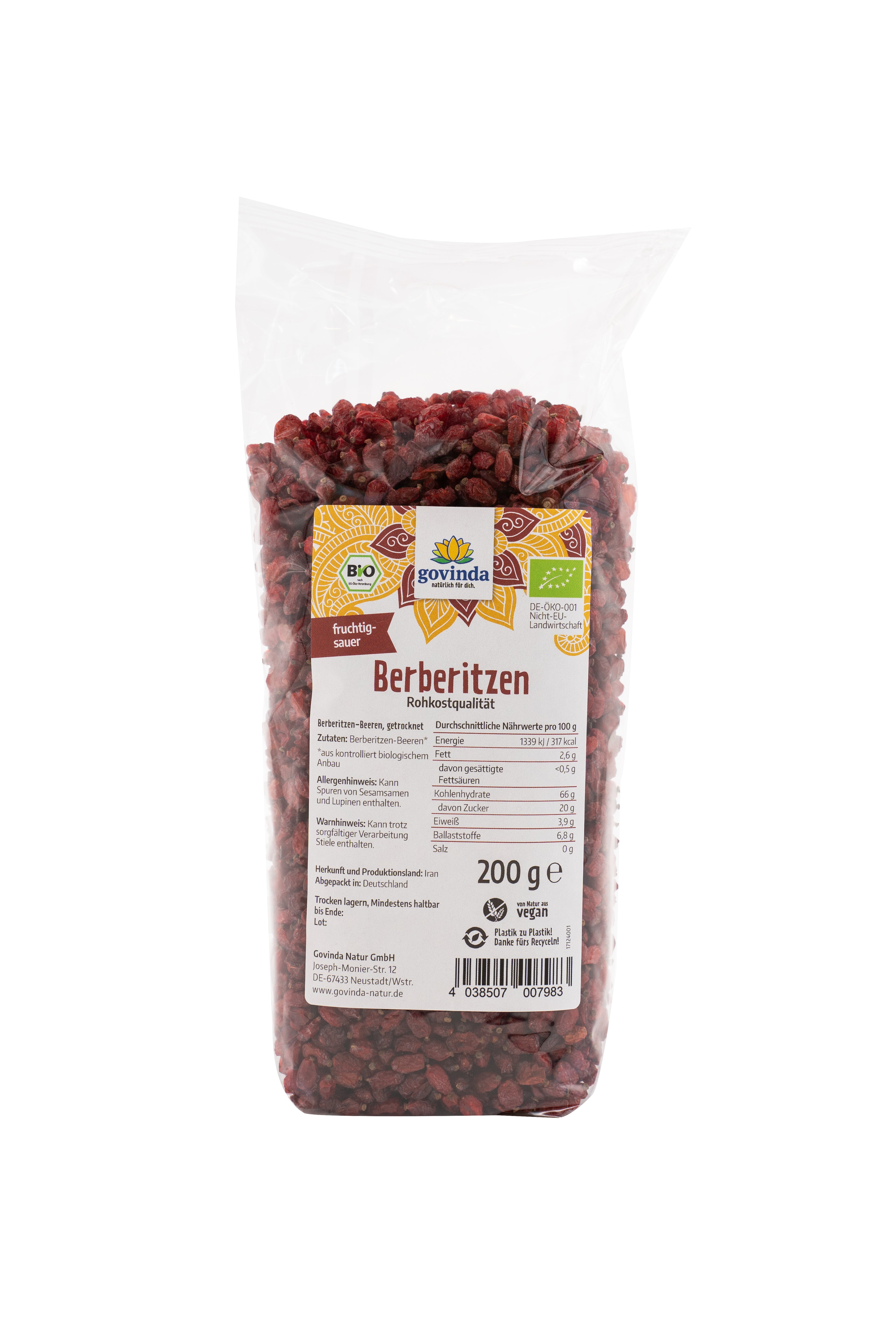 Berberitzen Beeren  200 g
