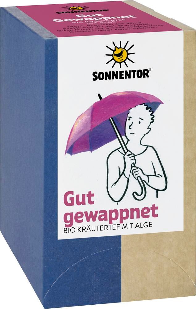 Gut gewappnet Tee Doppelkammerbeutel 27 g