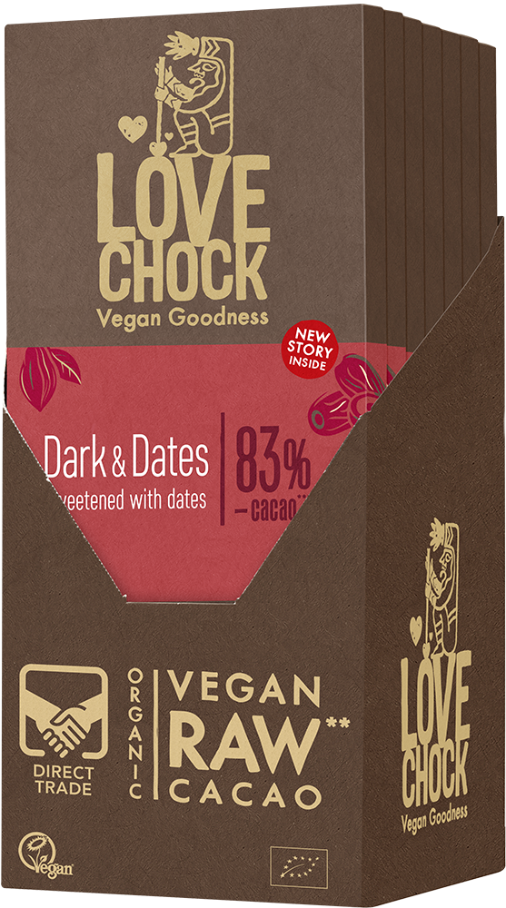 Dark & Dates Tafel Lovechock 70 g