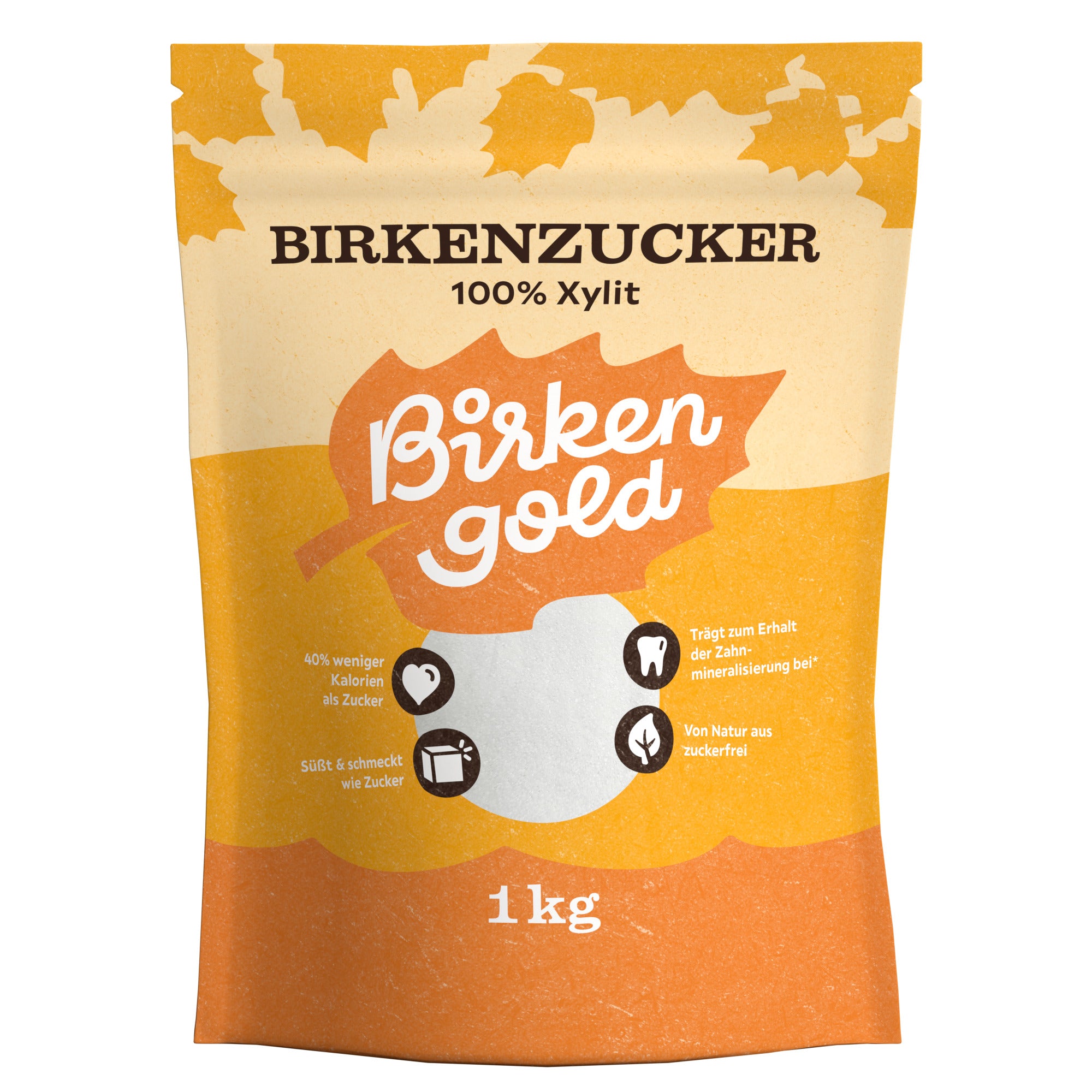 Birkengold Xylit aus Birken Beutel 1 kg