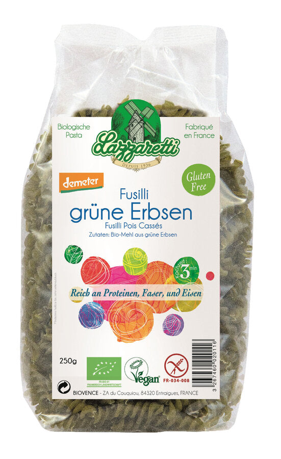 Fusili Grüne Erbsen demeter 250 g