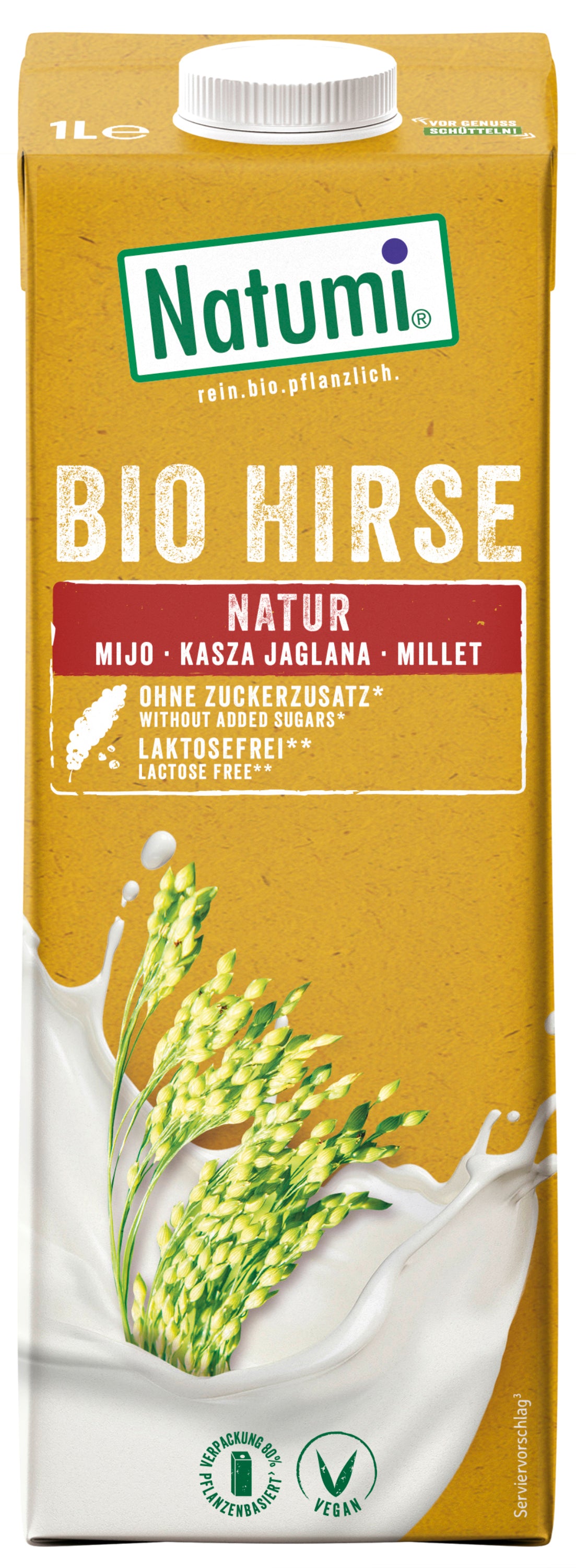 Hirse Drink Natural 1 l