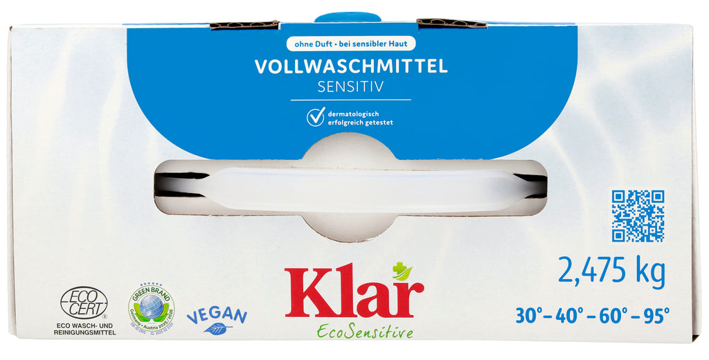 Waschnuss Vollwaschmittel Pulver 45 Waschgänge 2475 g