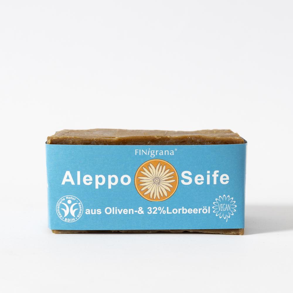 Aleppo Olivenseife mit 32% Lorbeeröl 165 g