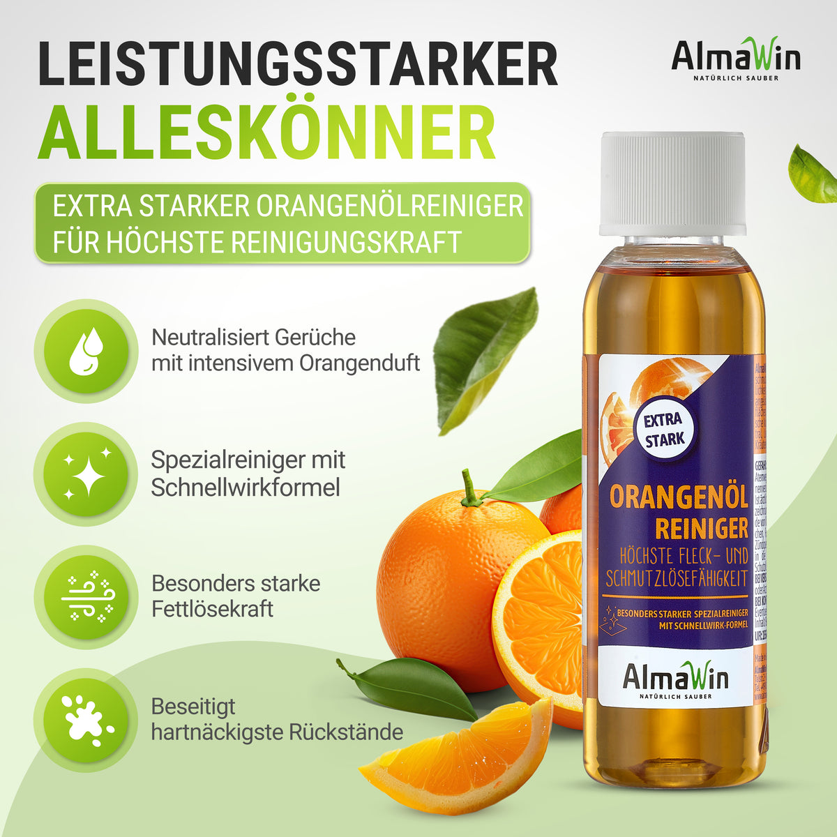 Orangenöl-Reiniger Extra Stark 125 ml