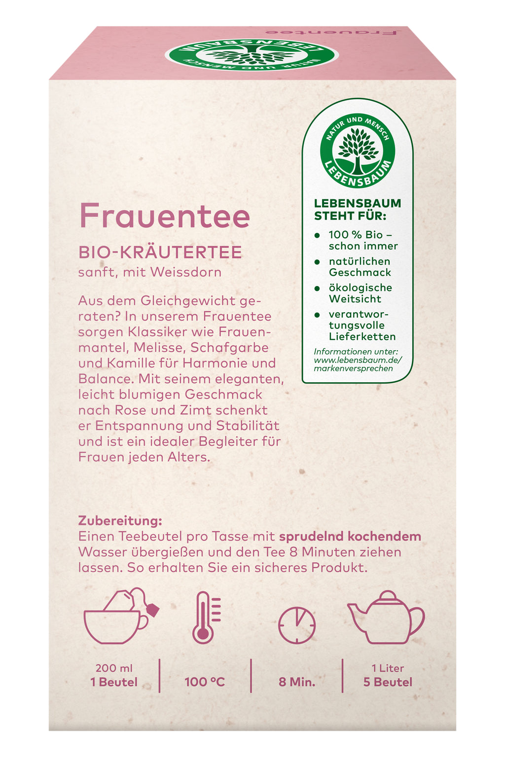 Frauentee Kräuterteemischung 40 g