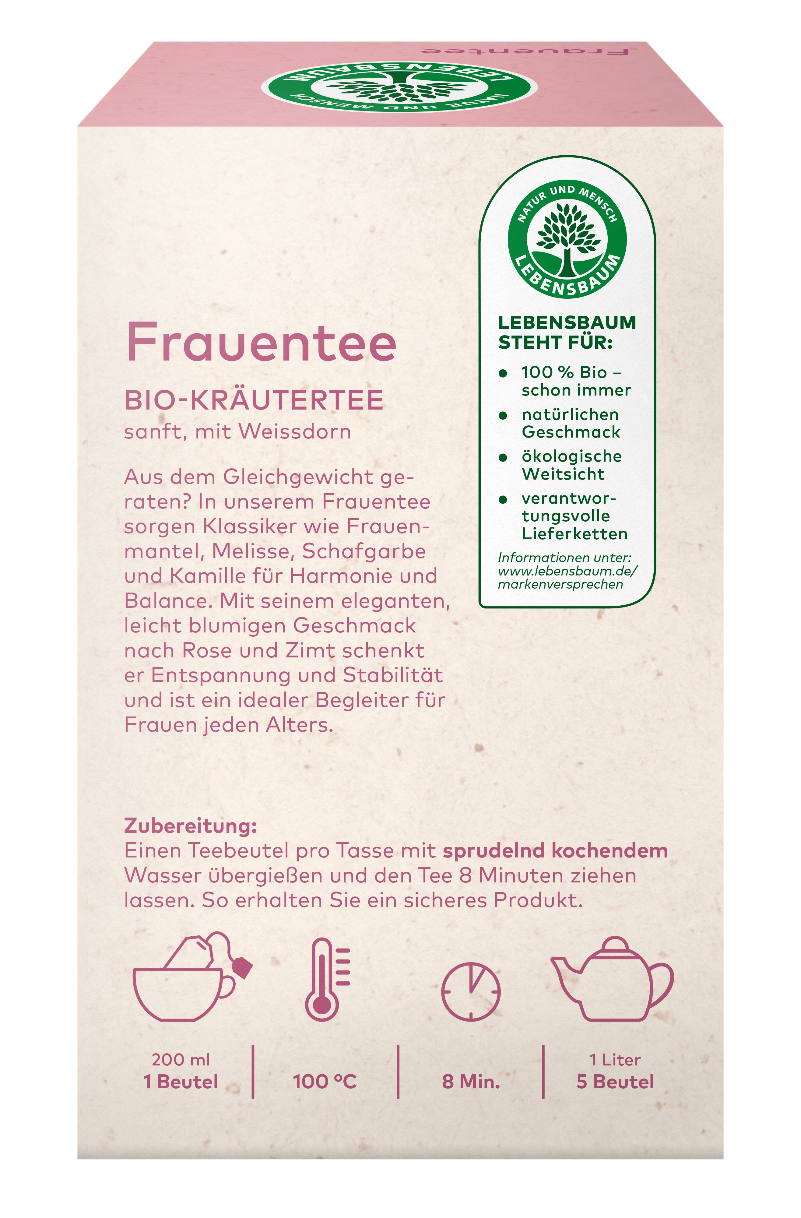 Frauentee Kräuterteemischung 40 g