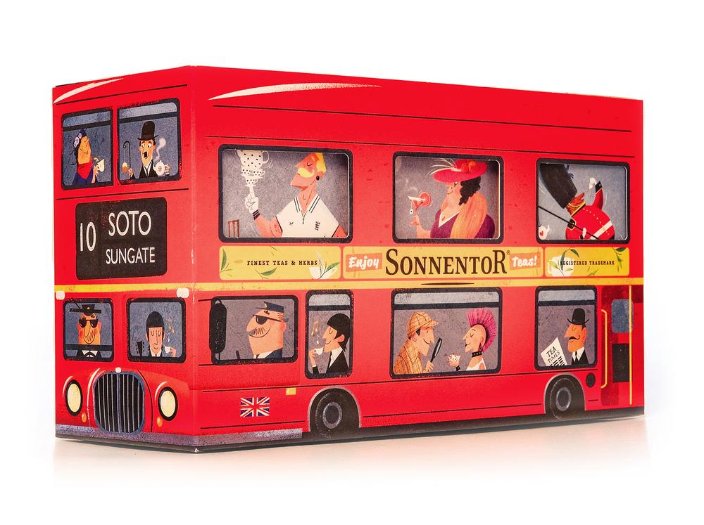Schwarztee London Bus 84 g