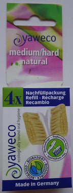 Nachfüllpack Ersatzköpfchen Natur medium/hart 4 St 4 Stk