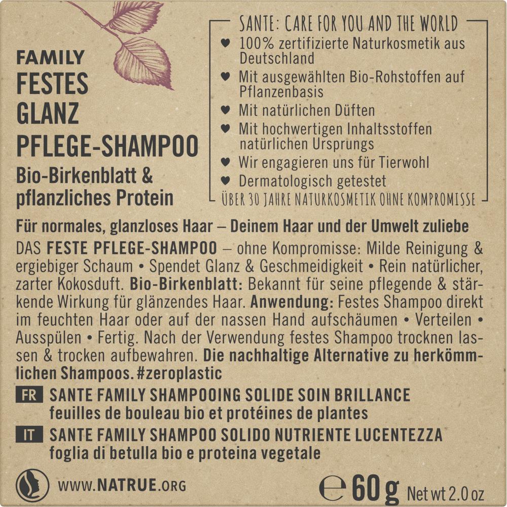 Festes Shampoo 2in1 Glanz 60 g