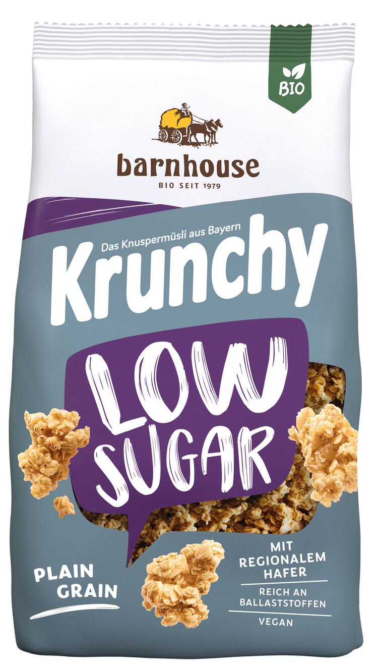 Krunchy Low Sugar Plain Grain 375 g