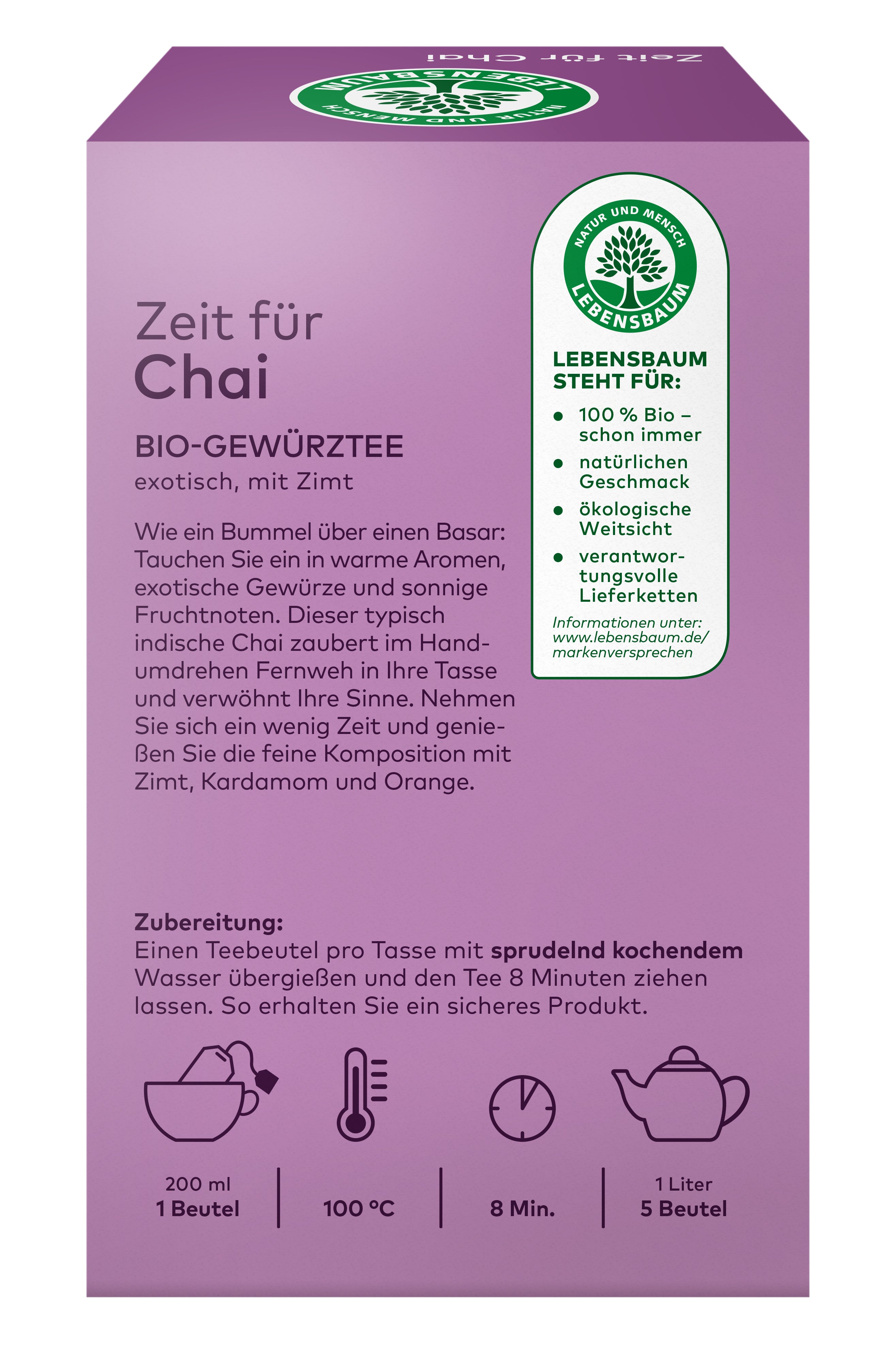 Zeit für Chai Gewürztee 40 g