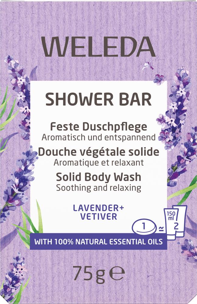 Shower Bar Feste Duschpflege Lavender + Vetiver 75 g