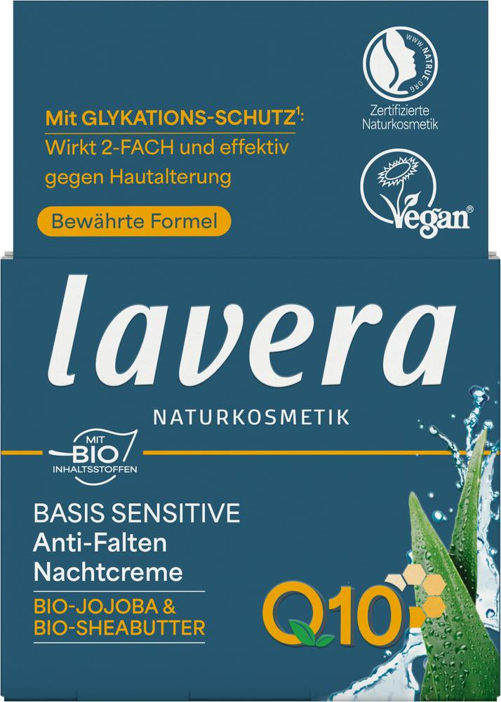 Basis Sensitive Anti-Falten Nachtcreme Q10 50 ml
