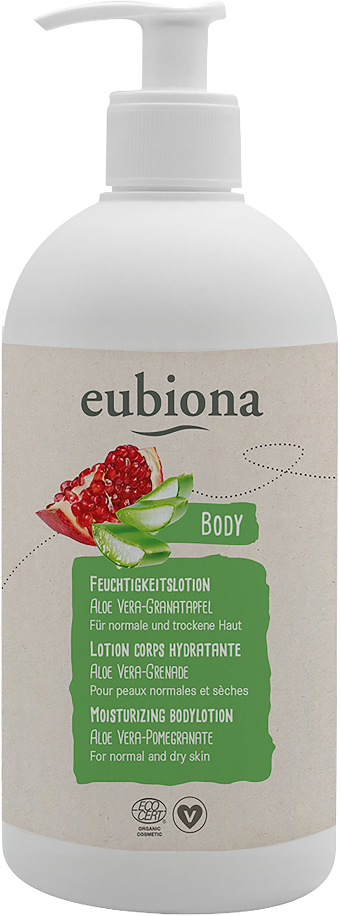 Feuchtigkeitslotion Aloe Vera-Granatapfel 500 ml