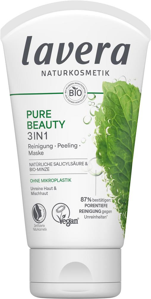 Pure Beauty 3in1 Reinigung Peeling Maske 125 ml