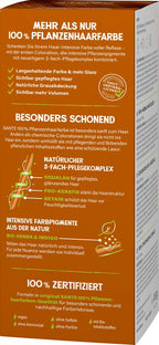 Pflanzenhaarfarbe Pflegekomplex Mahagonirot 07 100 g