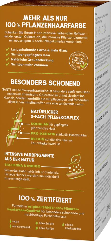 Pflanzenhaarfarbe Pflegekomplex Mahagonirot 07 100 g