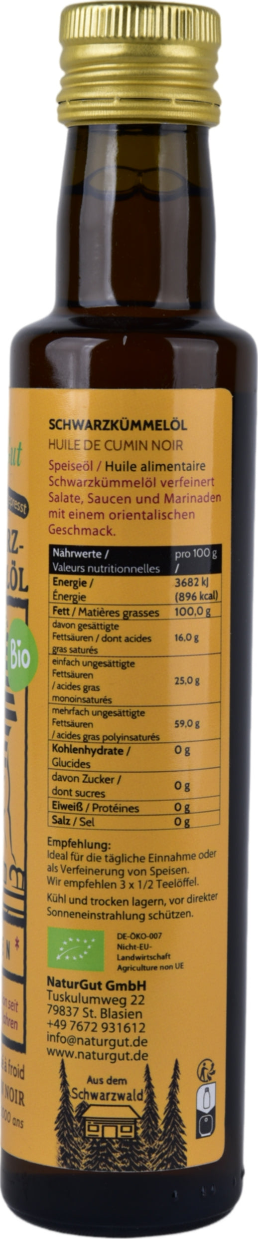 Schwarzkümmelöl 250 ml
