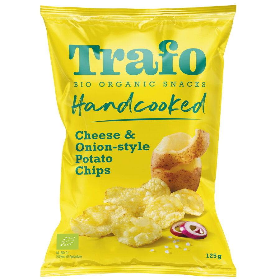 Handcooked Chips Käse & Zwiebel 125 g