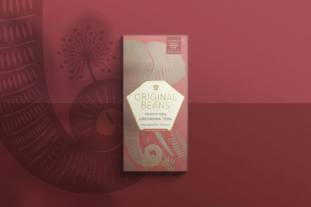 Udzungwa 70% Kakao + Nibs 70 g