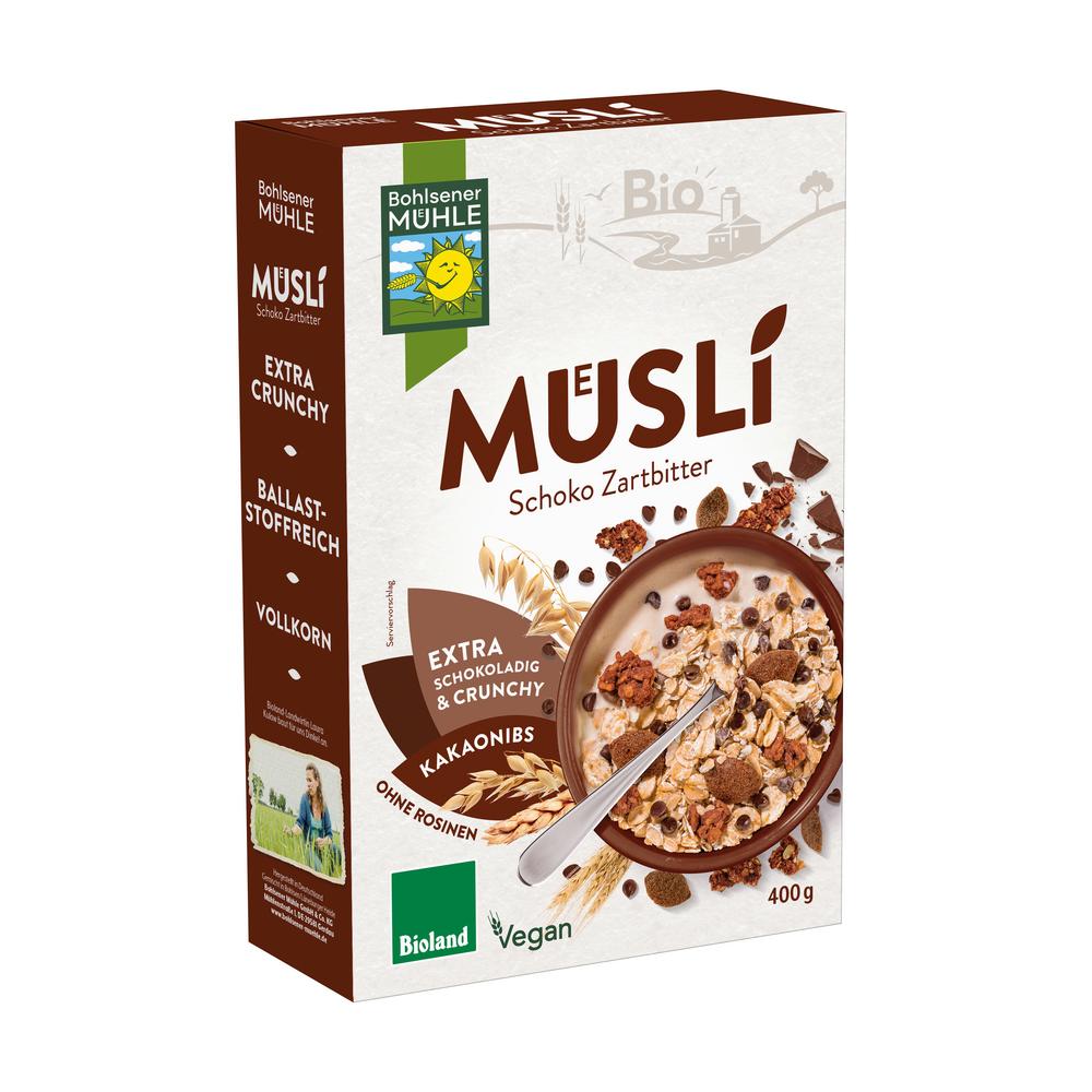 Schoko Zartbitter Müsli 400 g