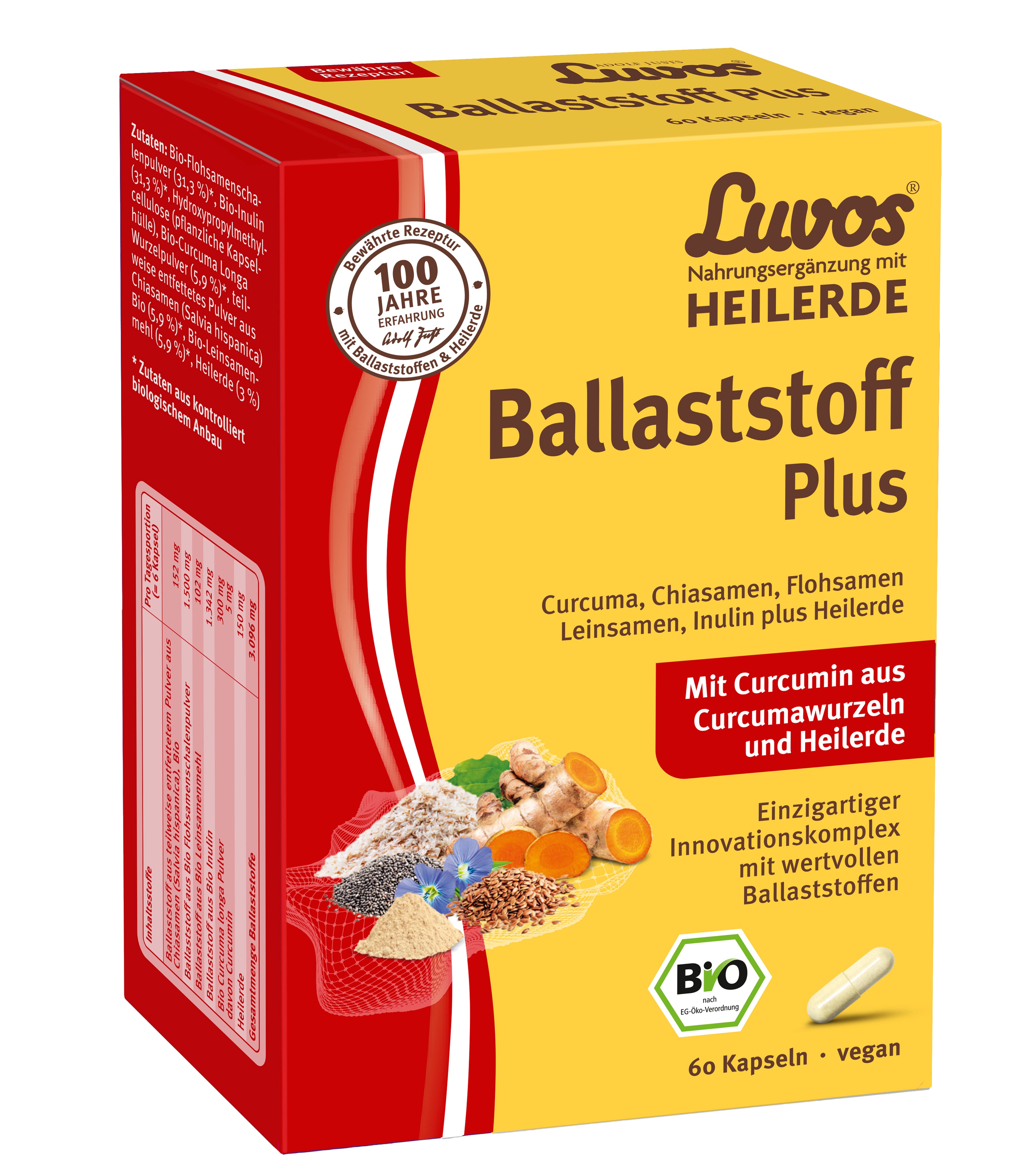Ballaststoff Plus für gesunde Ernährung Kapseln 60 Stk