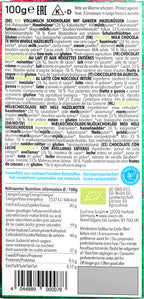 Vollmilch-Schokolade ganze Nüsse 100 g