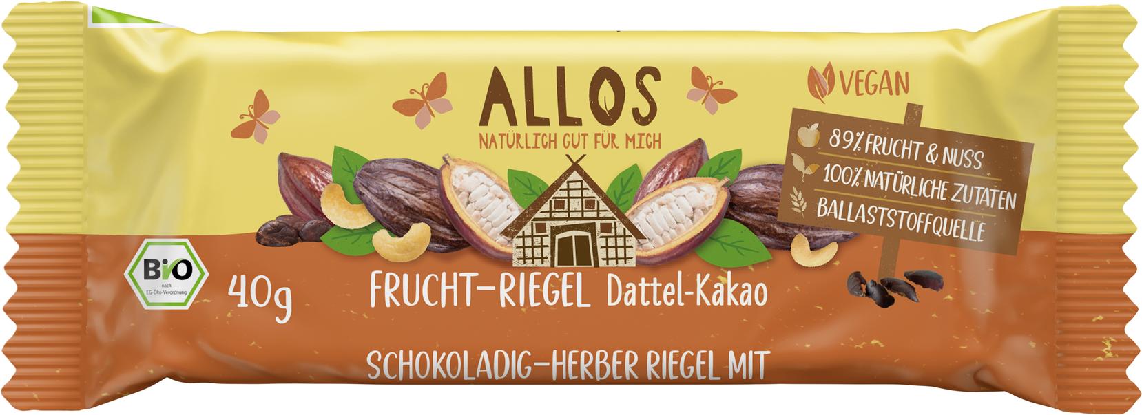 Frucht-Riegel Dattel Kakao 40 g