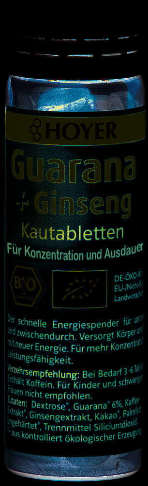 Guarana & Ginseng Kautabletten 60 Stk