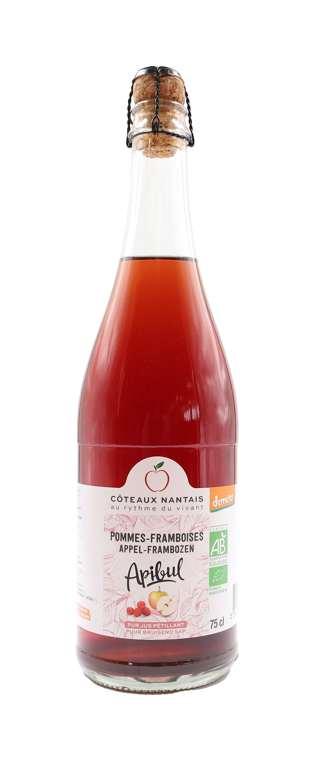 Apibul Apfel-Himbeere demeter 750 ml
