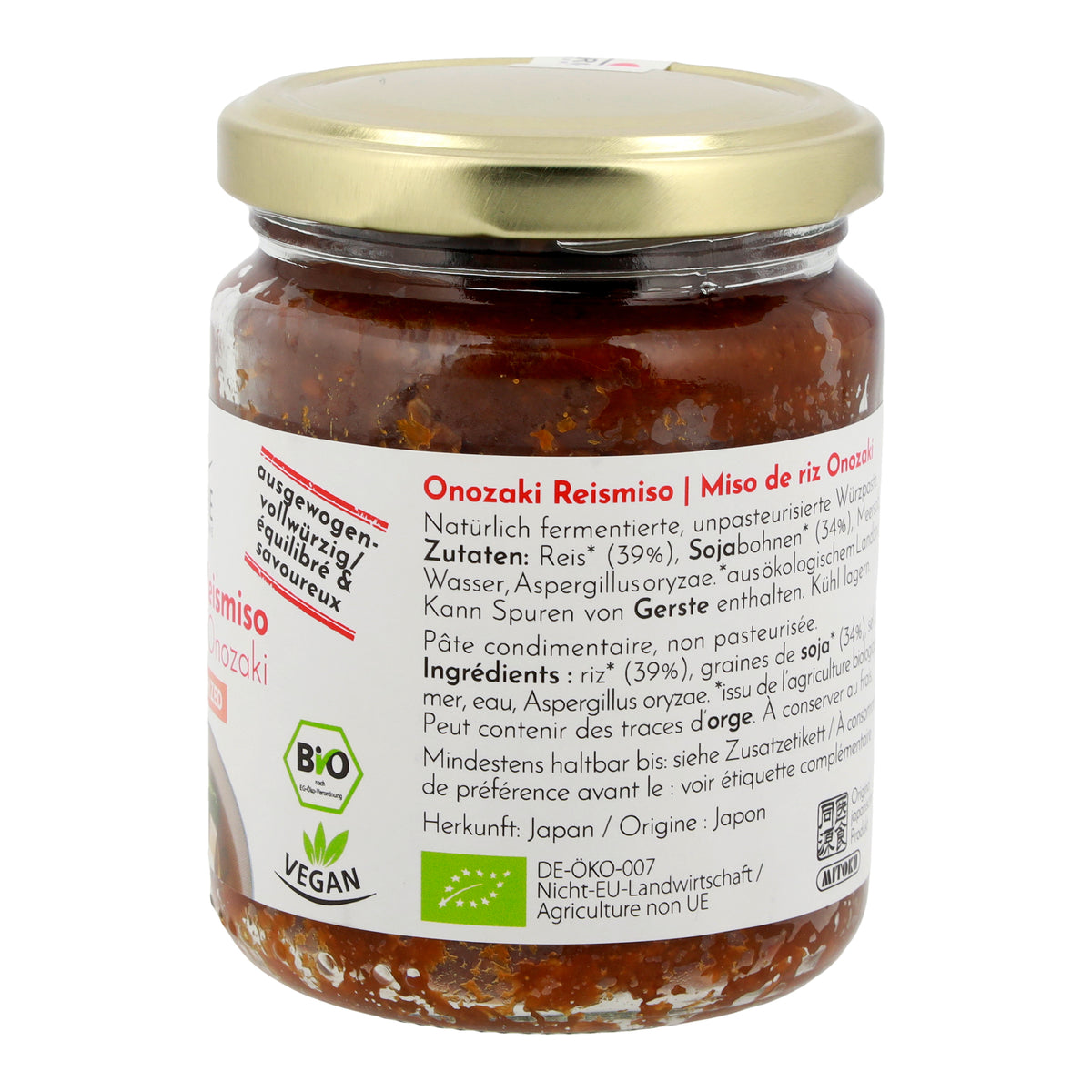 Onozaki Reismiso unpasteurisiert 250 g