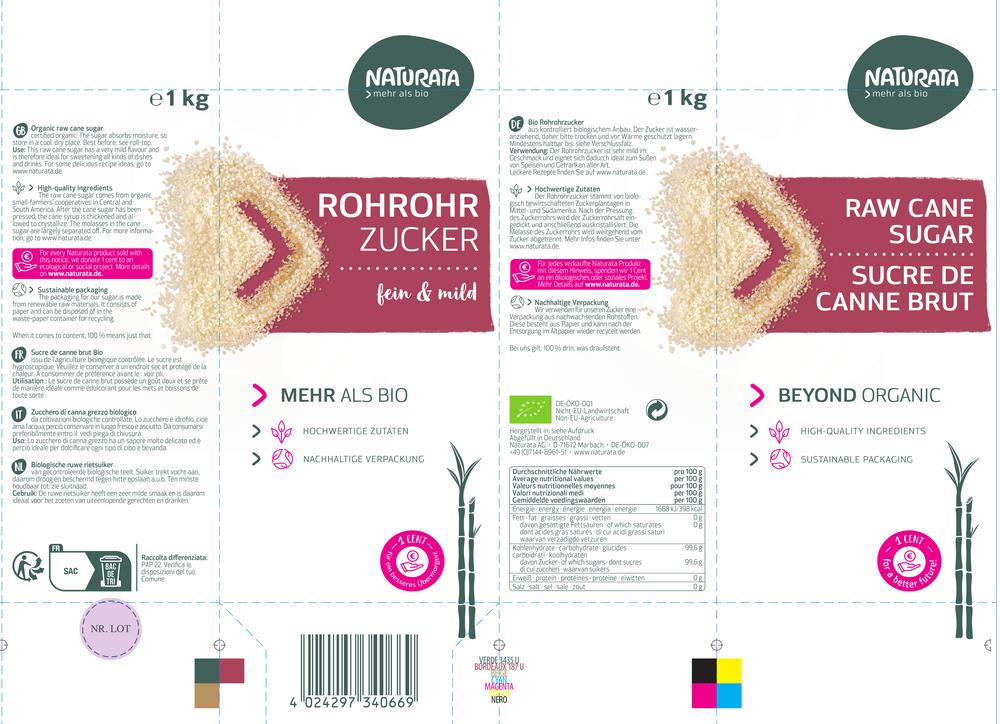 Roh-Rohrzucker 1 kg