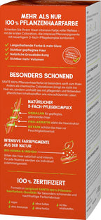 Pflanzenhaarfarbe Pflegekomplex Naturrot 06 100 g