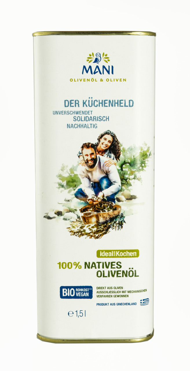 Olivenöl 100% nativ  Kanister 1,5 l