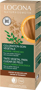 Pflegende Pflanzen-Haarfarbe Pulver 02 Kupferblond 100 g