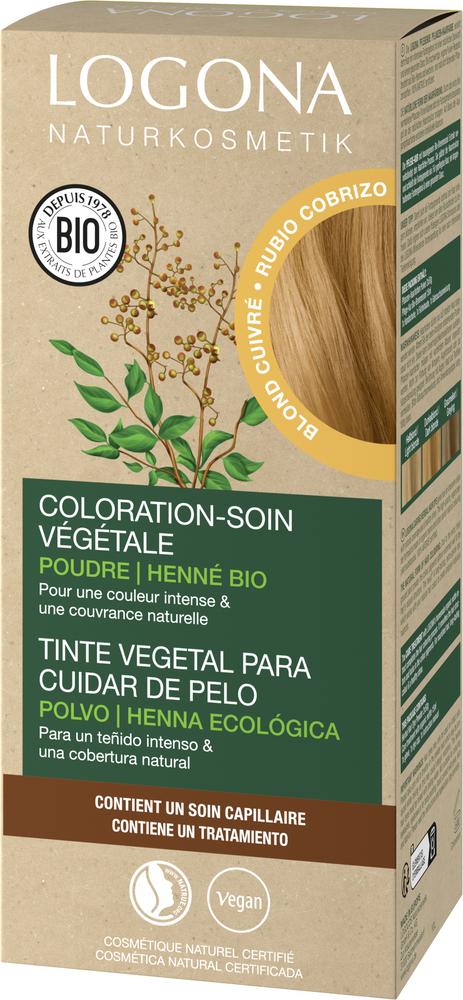 Pflegende Pflanzen-Haarfarbe Pulver 02 Kupferblond 100 g