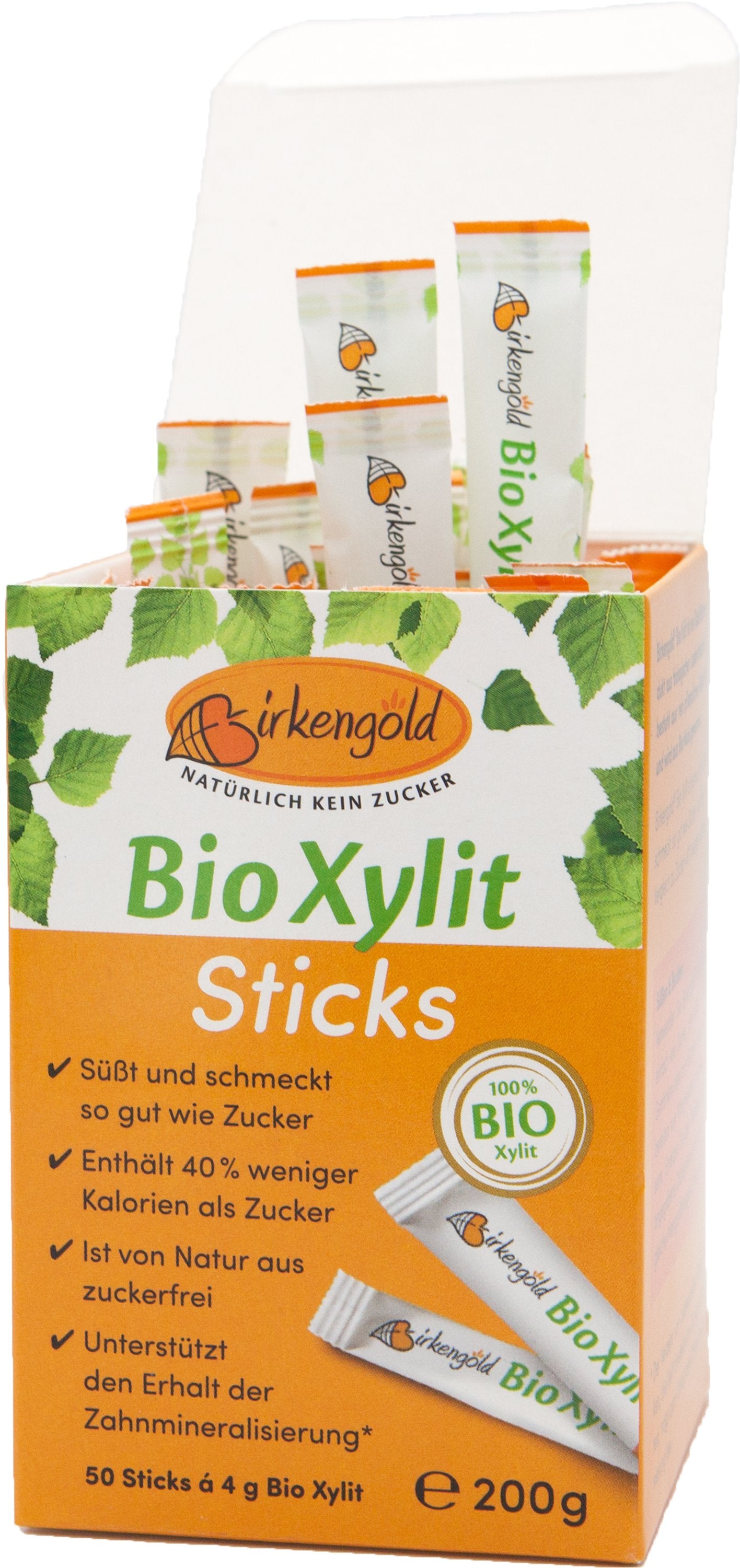Bio Xylit Sticks 50 Stk ? 4g im Karton 200 g
