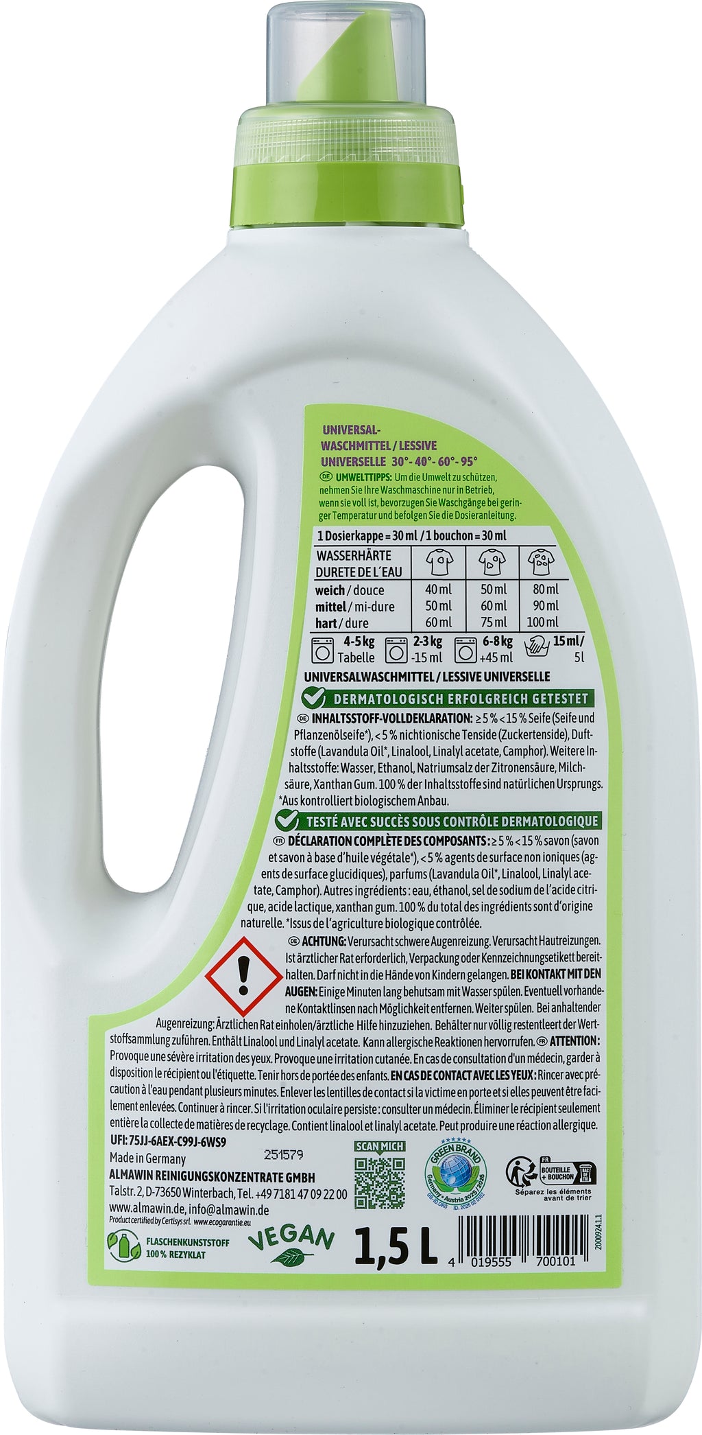 Universal Waschmittel 1,5 l