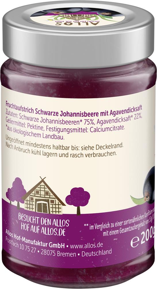 Frucht Pur 75% Schwarze Johannisbeere 200 g