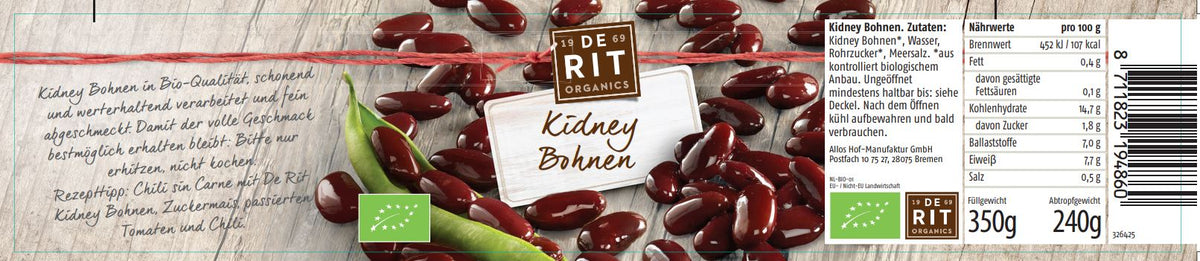 Kidney Bohnen 350 g