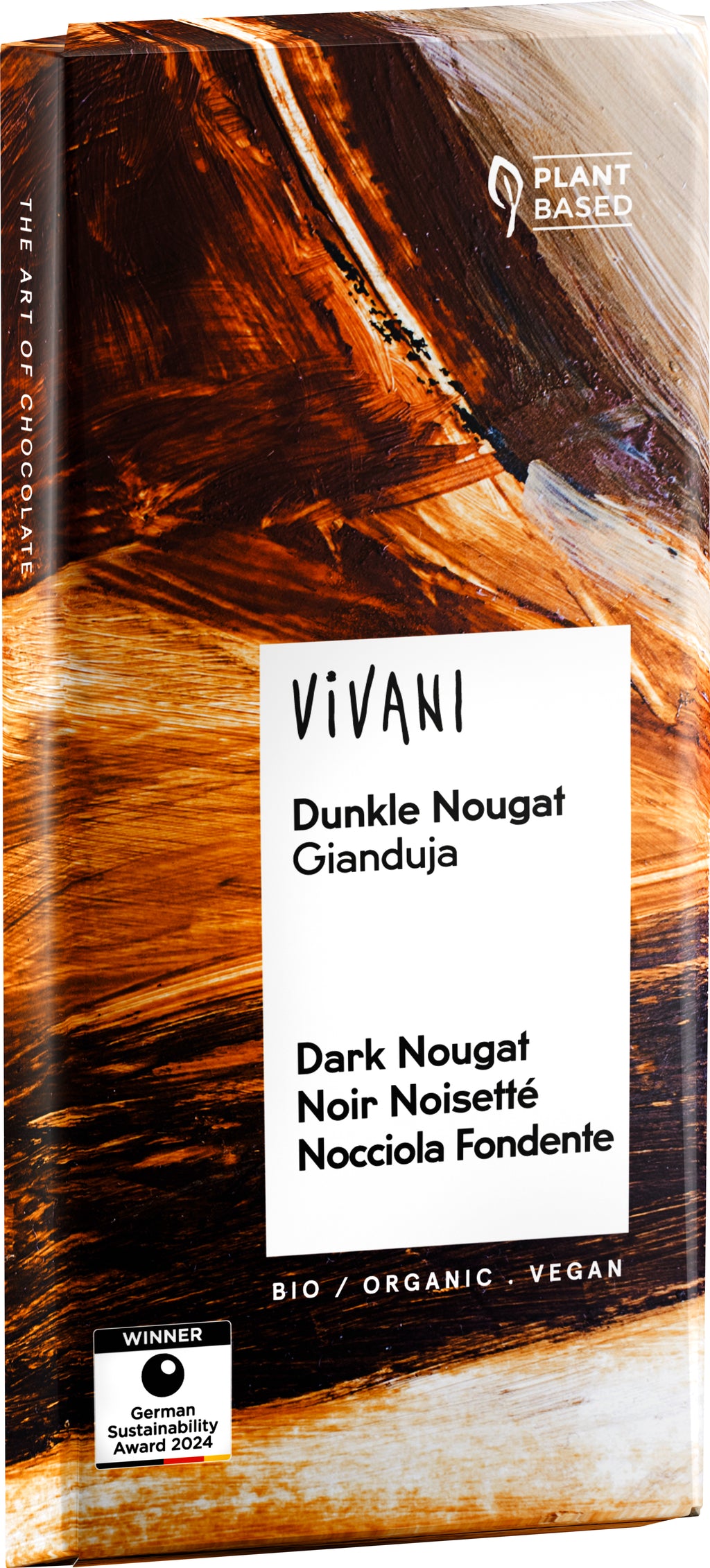 Dunkle Nougat Gianduja Schokolade 80 g