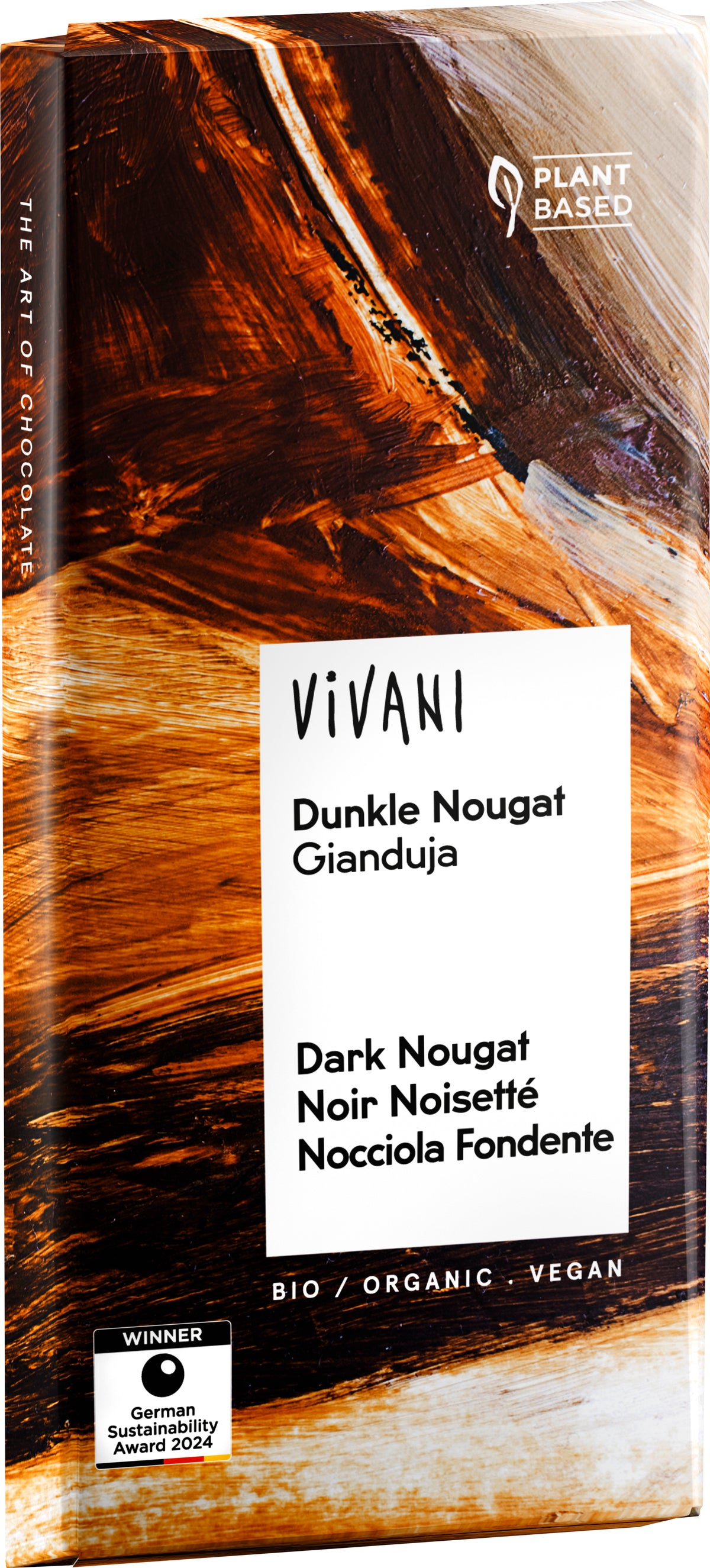 Dunkle Nougat Gianduja Schokolade 80 g