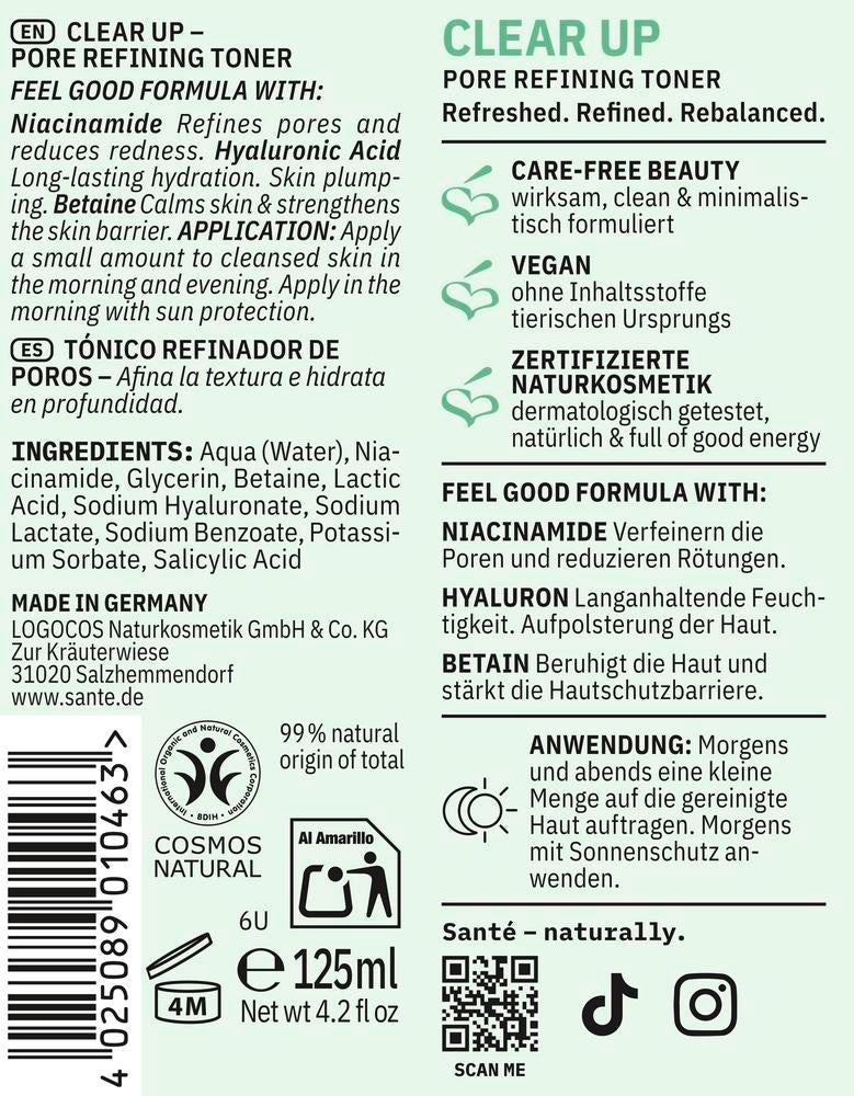 Clear Up Pore Refining Toner 125 ml