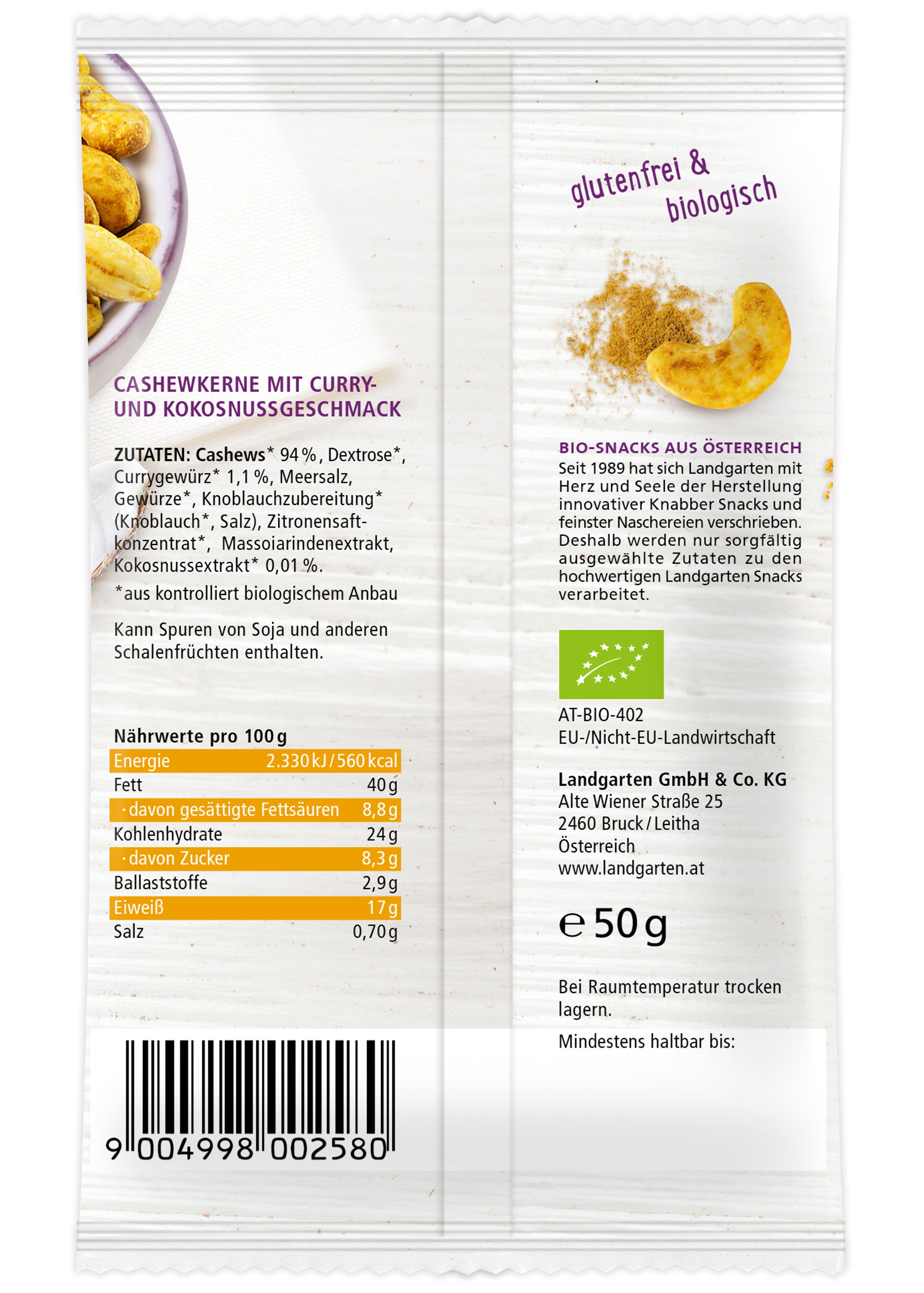 Cashews Kokos-Curry 50 g
